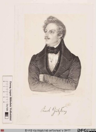 Bildnis Carl (Ferdinand) Gutzkow