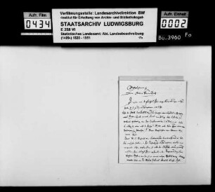 Schriftwechsel mit verschiedenen Partnern, betreffend Mitarbeit an der OAB und Einholen von Detailinformationen