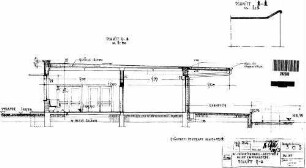 Bad Friedrichshall-Jagstfeld: Empfangsgebäude Bauteil 1 Schnitt G-H