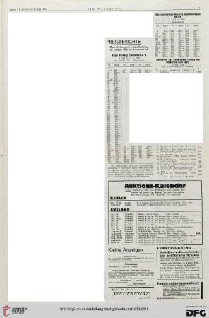 Nr. 30 (23. Jul. 1933), S. 3: Preisberichte