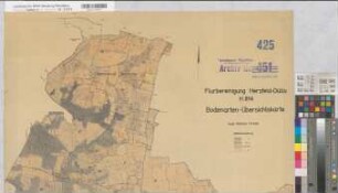 Herzfeld (Lippetal), Flurbereinigung Herzfeld-Düllo, Bodenarten - Übersicht