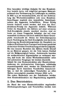 5. Das Betriebsbüro