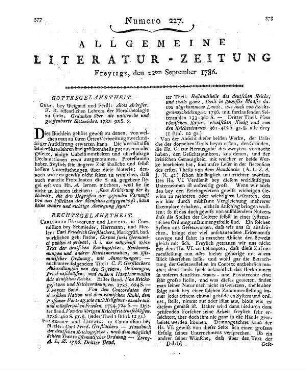 [Reuß, C. F.]: Untersuchung des Küchen-Salzes nach seinen vorzüglichen Eigenschaften und Wirkungen beim Einsalzen. Heidelberg: Pfähler 1786