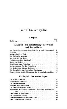 Inhalts-Angabe.