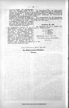 No. 13. (302-334)(317.), 26. Juni 1907