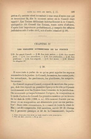 Chapitre IV. Les organes accessoires de la justice