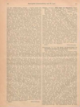 300-301 [Rezension] Honigsheim, Paul, Die Staats- und Sozial-Lehren der französischen Jansenisten im 17. Jahrhundert