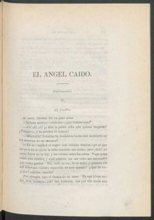 El ángel caído. - (Continuación.)