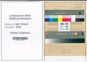 Entnazifizierung Edeltraud Dolhart , geb. 31.07.1921 (Angestellte)