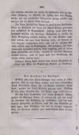 7. Der Freistuhl bei Ehringen.