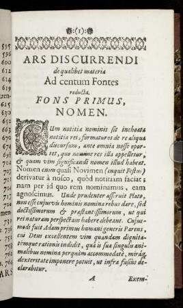 Fons Primus - Fons Septimus