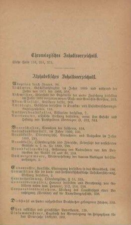 Chronologisches Inhaltsverzeichniß siehe Seite 116, 255, 375