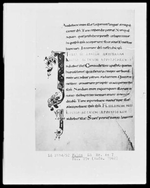 Epistolar — Zwei Initialen I, Folio 73verso