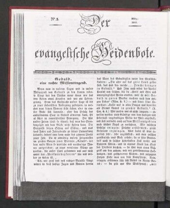 N°. 3. März, 1841