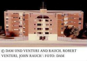 Guild-House - Modell des Gesamtgebäudes