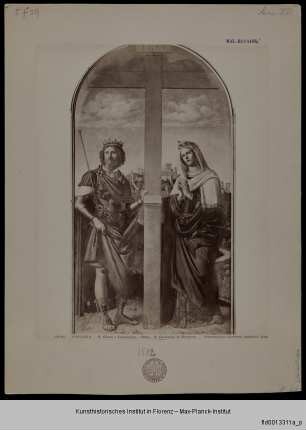 Konstantin und heilige Helena - Konstantin, Hl. Helena u. Szenen der Kreuzauffindung