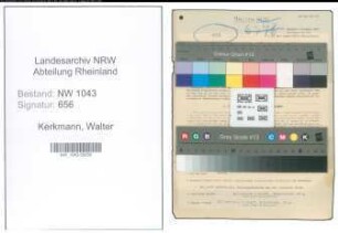 Entnazifizierung Walter Kerkmann , geb. 31.10.1914 (Verwaltungsbeamter)