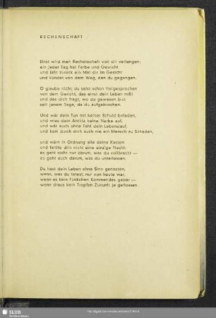 Rechenschaft