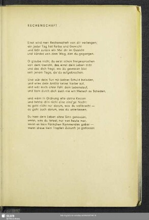 Rechenschaft