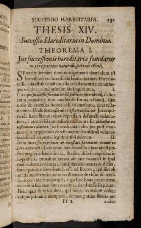 131-141, Thesis XIV
