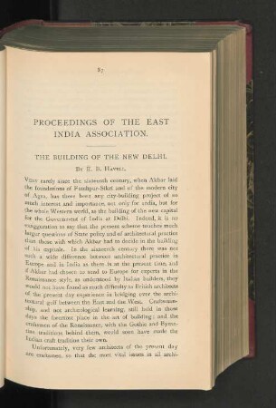 The Building of the New Delhi.