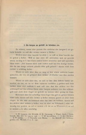 Mainzer Gerichtsformeln aus dem fünfzehnten Jahrhundert, nach zwei Copiehandschriften