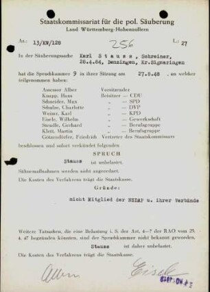 Stauss, Karl