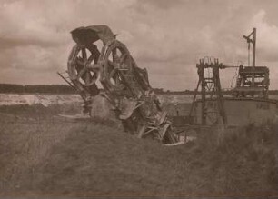 Braunkohle, Grube Werminghoff, Bagger (heute: Knappensee)