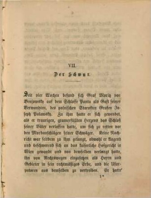 Graf von Benjowsky : historischer Roman, 2
