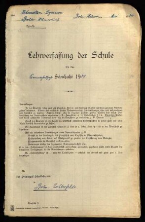 1924/25: Jahresbericht ... - 1924/25