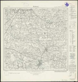 Meßtischblatt 2291 : Rietberg, 1932 : Rietberg. - Hrsg. 1897, bericht. 1912, einz. Nachtr. 1932. - 1:25000. - [Berlin]: Reichsamt für Landesaufnahme, 1932. - 1 Kt.
