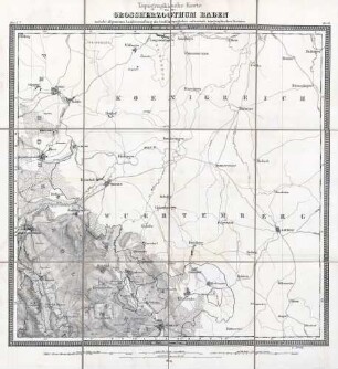 Topographische Karte über das Großherzogthum Baden. Sect.X.7., Bl. 39 Zell