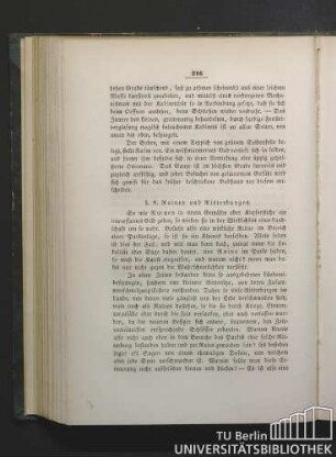 §. 8. Ruinen und Ritterburgen.