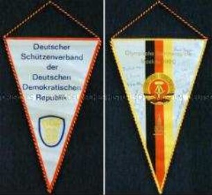 Erinnerungswimpel der Olympischen Sommerspiele 1980