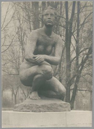 Große Kauernde, 1925/27, Bronze