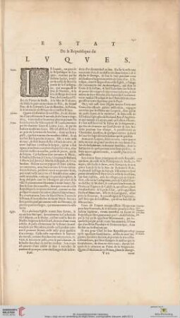 Estat de la Republique de Lvqves