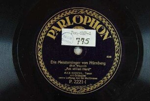 Die Meistersinger von Nürnberg : "Am stillen Herd" / (Rich. Wagner)