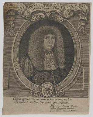 Bildnis des Georg Adam Struvius