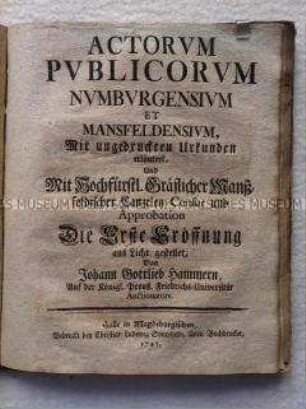 Geschichte der Burggrafen von Naumburg
