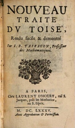 Nouveau Traité du Toise