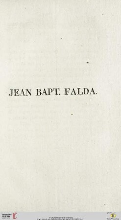Jean Bapt. Falda