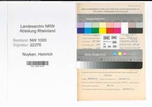 Entnazifizierung Heinrich Nuyken, geb. 15.01.1907 (Ingenieur)