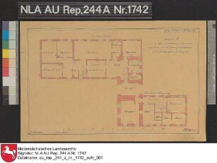 Amtsgebäude Stickhausen: Grundriss Erdgeschoss