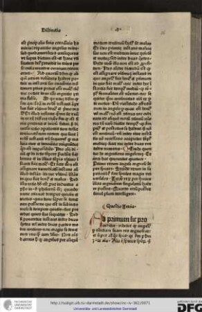 Questio tertia.