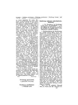Erziehung, nationale (väterländische, deutsche)