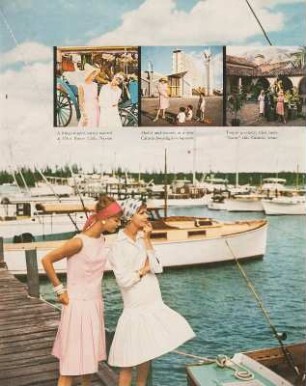 "Grace Line trip", Modeaufnahme, Tears Sheet (Mademoiselle)