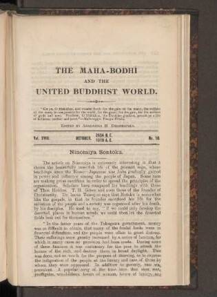 Vol. XVIII. No. 10.