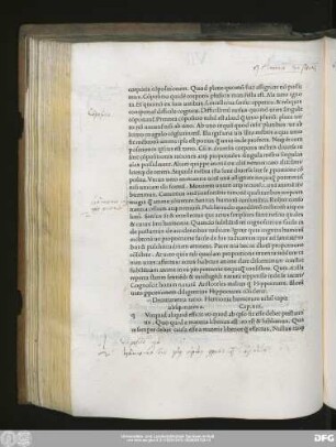 Decimatertia ratio. Harmonia humorum nihil capit absq[ue] materia. Cap.xiii.