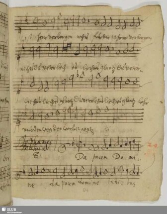 Mahu, Stephan: Da pacem Domine in diebus nostris