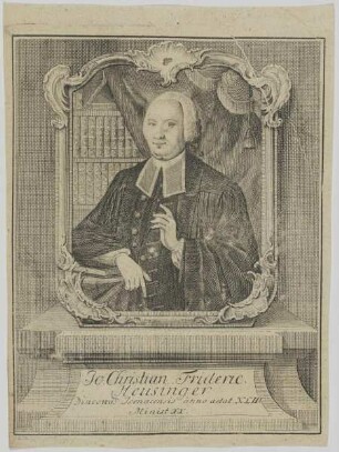 Bildnis des Jo. Christian Friedrich Heusinger